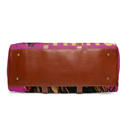 Travel Bag - “Do the Right Thing” Pink Lion Design