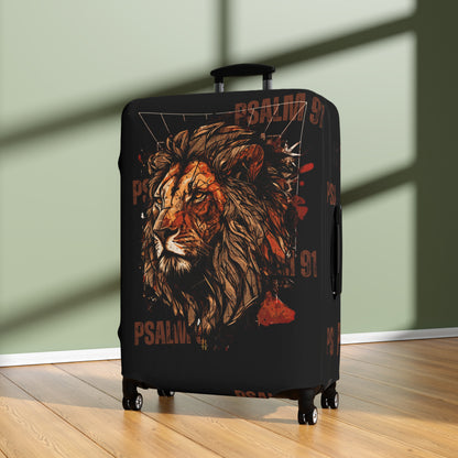 Luggage Cover - Lion Psalm 91