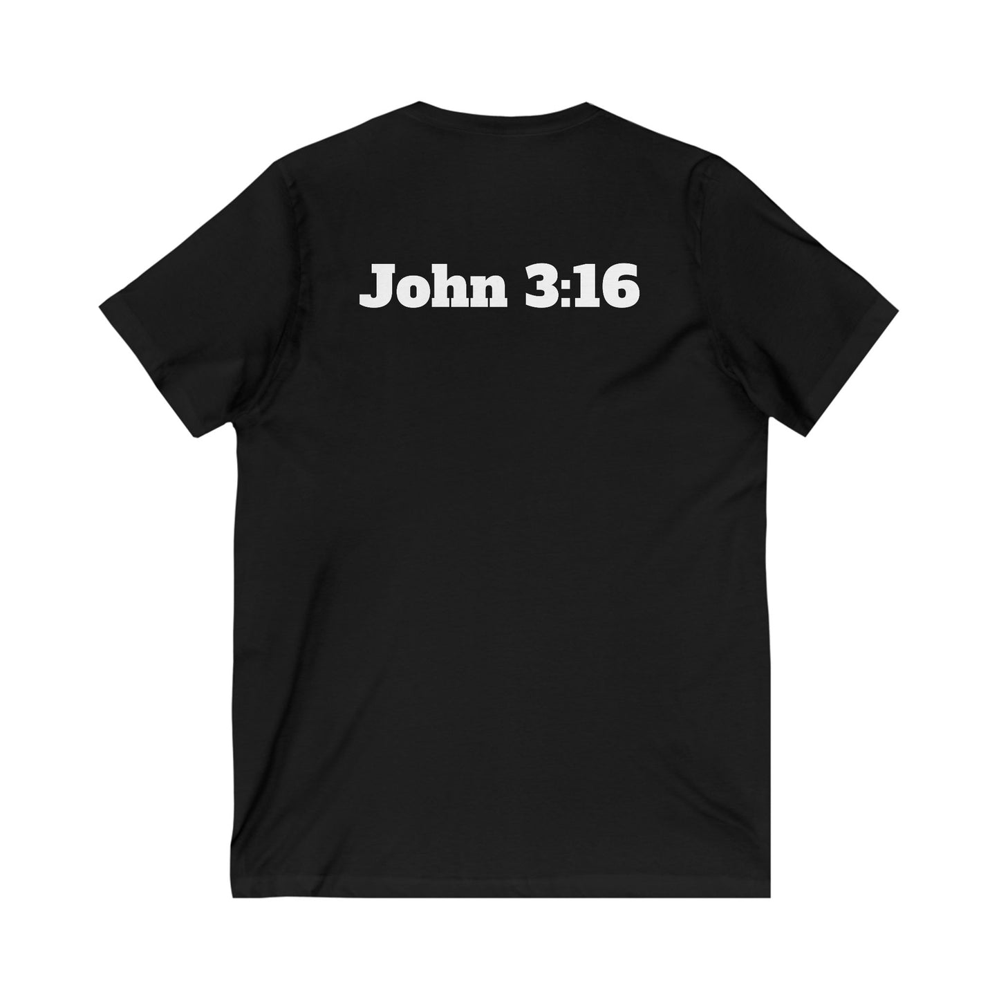 Christian V-Neck Tee - Jesus John 3:16  Shirt