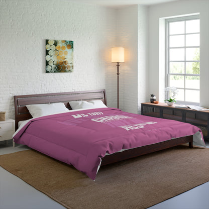 Comforter Pink He Shall Give His Angels