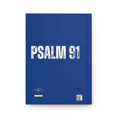 Hardcover Journal Blue Lion Psalm 91 Matte