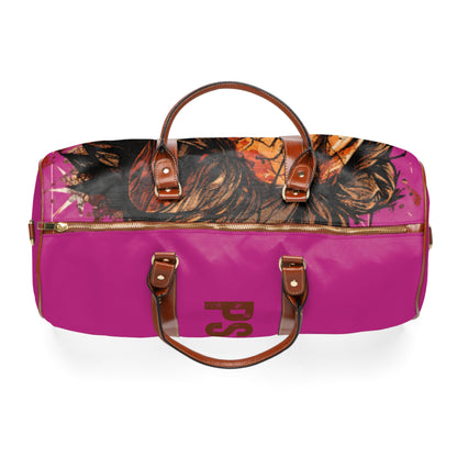 Pink Lion Design Waterproof Travel Bag - Psalm 91 Inspired