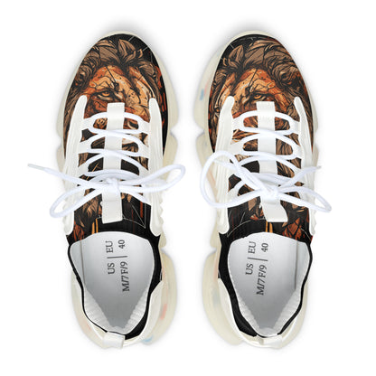 Mesh Sneakers - Lion Design for Women