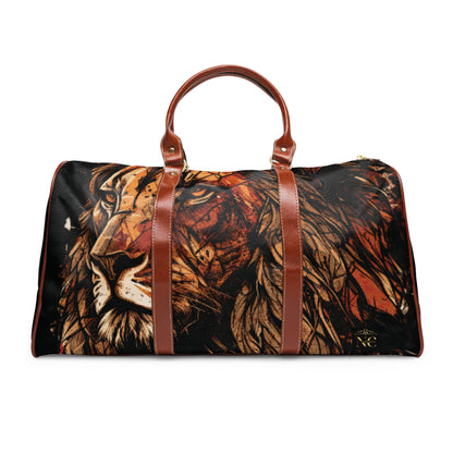 Waterproof Travel Bag — Lion Psalm 91 Black