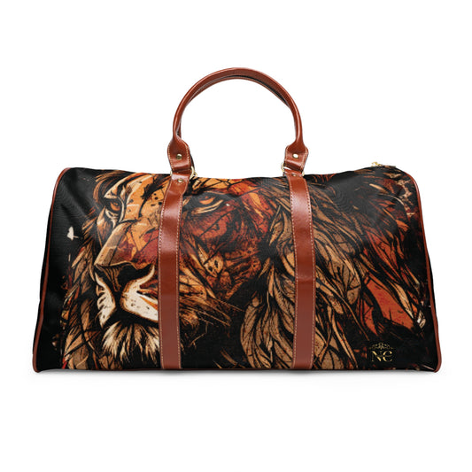 Waterproof Travel Bag — Lion Psalm 91 Black