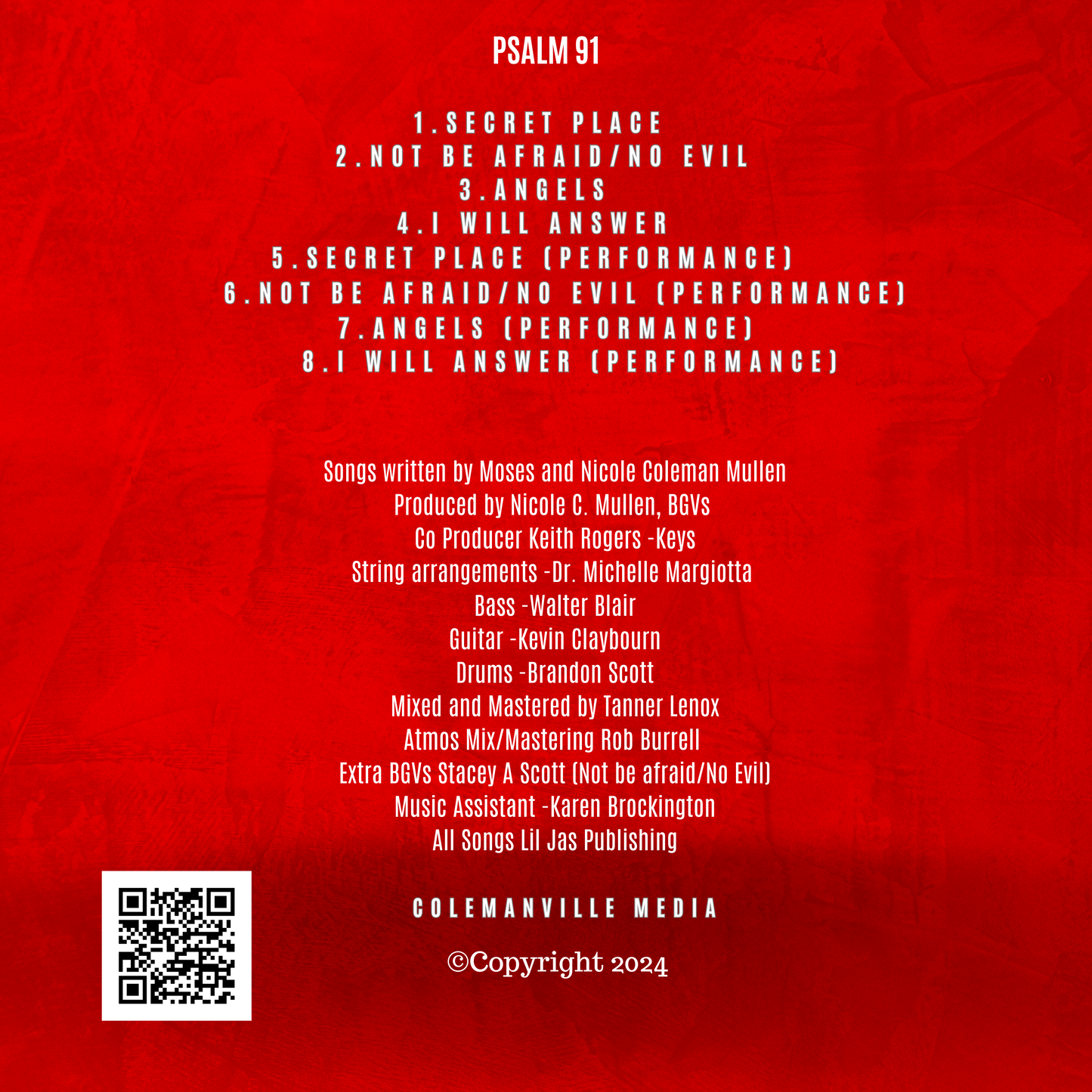 (DIGITAL DOWNLOADS) War Songs Psalm 91 ALBUM